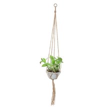 THY COLLECTIBLES Hand-Weaved Macrame Plant Hanger Indoor Outdoor Hanging Planter - $8.99