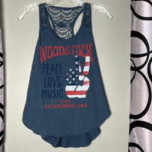 Woodstock Crochet graphic tank top size extra small - £10.26 GBP