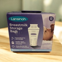 Lansinoh Breastmilk breast pump Storage Bags 100 Count 6oz Milk 20470 - $173.46 MXN