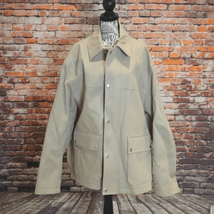 Zara Men Heavy Duty Beige Canvas Jacket Size XL 44 MSRP $130 - $936.07 MXN