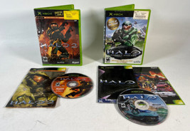 Halo: Combat Evolved &amp; Halo 2 (Microsoft Xbox) Both Complete, Read - £17.90 GBP