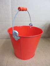 Vintage Red Schylling Tin Pail Sand Bucket 1996    3 - $37.04
