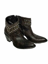 Old Gringo Boots Mini Belinda Distressed Studded Short Ankle  Women’s Size 7B - £91.28 GBP
