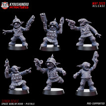 Space Goblin Herd - Pistols * Grim Dark * Sci-Fi Miniatures Proxy Army 32mm - £5.58 GBP