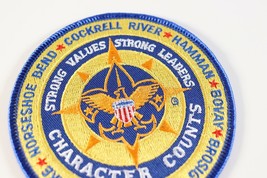 Vintage Sam Houston Character Counts Strong Values BSA Boy Scouts America Patch - £8.74 GBP