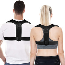 Posture Corrector Back Brace for Women and Men, Adjustable Breathable (Unisex) - £11.59 GBP