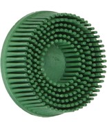 Green 10 Pack Of The 3M 07524 Roloc 2&quot; X 5/8&quot; Tapered Coarse Bristle Discs. - £86.37 GBP