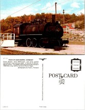 Train Railroad Old Hercules Saddle Tank Locomotive Barre Vermont Postcard - $9.40