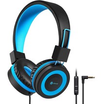 iClever HS14 Kids Headphones with Microphone, 85/94dB Volume Limited, Foldable W - £27.17 GBP