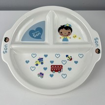 Cloverleaf Designed by England Ultra Bone China Eco Friendly Toddler Boy Plate - £10.17 GBP