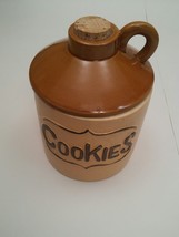 001B Vintage Cookie Jar Jug Crock Moonshine Whiskey Made in Japan Cork - £22.36 GBP