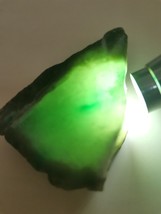 Icy Ice Green with Flower Burma Jadeite Jade Rough Stone # 64 gram # 320... - $2,053.59 CAD