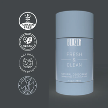 Bluzen Deodorant Fresh & Clean - Aluminum Free, 2.6 fl oz image 3