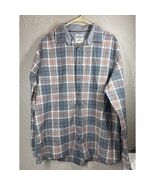 Jos A Banks 1905 Men’s Tailored Fit Long Sleeve Cotton Gray Flannel Plai... - $34.96 CAD