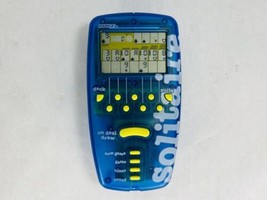 1998 Radica Solitaire Blue Hand Held Pocket Electronic Game Tested Works - £15.75 GBP