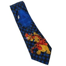 Disney Winnie The Pooh Tigger Blue Balloon Black Blue Checkers Novelty N... - $15.86