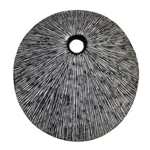 20&quot; Contemporary Grey Round Wall Art - £216.26 GBP