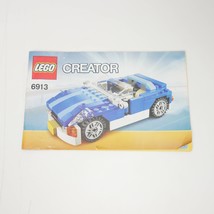 LEGO Creator Blue Roadster 6913 Instruction Manual - £5.20 GBP