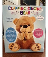 Etna Clapping and Singing Musical Stuffed Bear with Moving Hands - €40,39 EUR