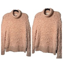 Skye&#39;s The Limit Ladies Soft Fluffy Pink Cowl Neck Sweater Size Medium - £8.22 GBP