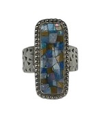 1 Unisex Solitaire ring .925 Silver 442987 - $29.00