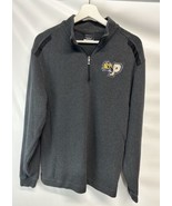 Nike Golf Pittsburgh Panthers Quarter Zip Gray Pull Over Shirt Sweater  M - $35.23 CAD