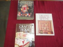 Collection of 3 BETTER HOMES &amp; GARDENS Quilting TEXTS - Hard Covers - $5.00
