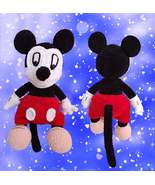 Crochet plusie Mickey Mouse, Height 17,32 inch/44cm, Amigurumi Funny Mickey Mous