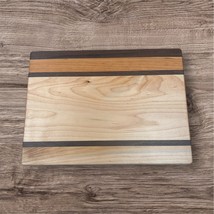 Handcrafted 9 x 12 Cutting Board Cherry, Walnut, Maple Face Grain Rustic... - $736.10 MXN