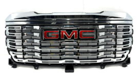 2022-2024 GMC Sierra Denali 1500 Front Grill Assembly W/ chrome Molding ... - $890.95
