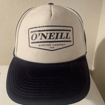 Vintage O’Neill Surfing Company Hat Cap Mens OSFA Adjustable Snapback Gray Otto - £14.76 GBP