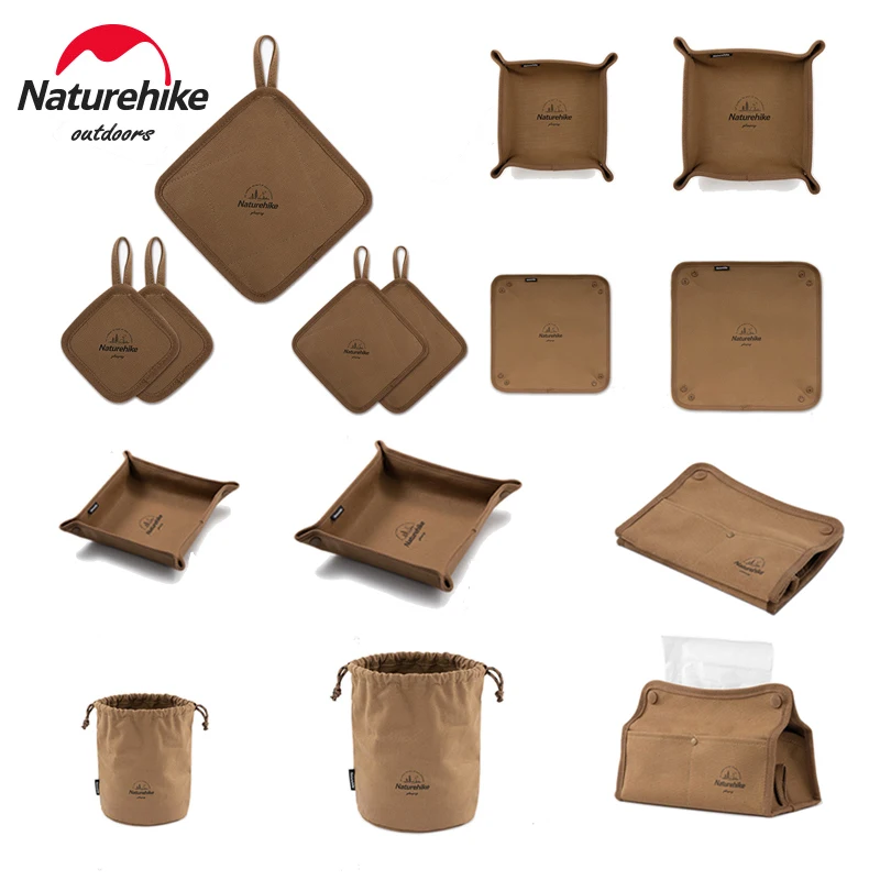 Naturehike Canvas Storage Bag Sets Ultra Light Portable Storage Plate Tissue Box - £13.56 GBP+
