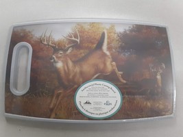 Rivers Edge Antibacterial Plastic  Cutting Board With Running Deer - $21.97