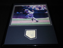 Kenny Lofton Signed Framed 11x14 Photo Display Braves Indians Cubs Pirates - £55.38 GBP