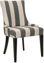 Eva And White Striped Dining Chair, Grey, From The Safavieh Mercer Colle... - $295.98