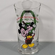 Disney Coca Cola Mickey&#39;s Christmas Carol  Collector glass Beautiful gra... - $12.82