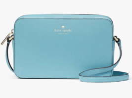 Kate Spade Sienna Turquoise Blue Refined Leather Crossbody Bag KC469 NWT $299 - £71.20 GBP