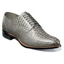 Stacy Adams Men's Shoe Madison Anaconda Print Leather Gray Anaconda 00055-020 image 4