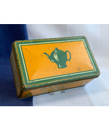 Vtg McCormick &amp; Co BANQUET Orange Pekoe Extra Fancy Tea Tin Green &amp; Yellow - £47.55 GBP
