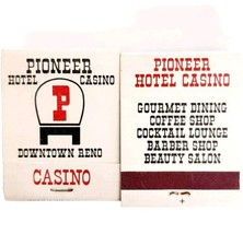 Pioneer Hotel Casino Reno Matchbooks Standard Matches Unstruck Lot Of 2 ... - £23.18 GBP