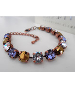 Antique Copper Tanzanite Multicolors Tennis Bracelet - £39.96 GBP