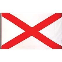 Flag State Alabama Poly 3ft X 5ft by EagleEmblems - £3.83 GBP