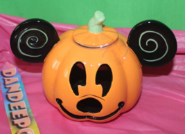 Disney Mickey Mouse Pumpkin Ceramic Candle Holder Luminaire Zrike Brands - €51,96 EUR
