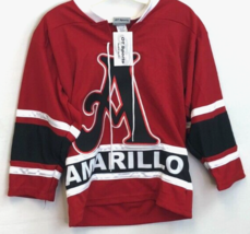 $99 Amarillo Gorillas 2008/09 CHL Red Youth Minor League Hockey Jersey S New - £80.59 GBP