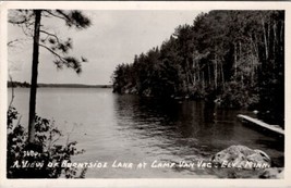 RPPC View of Burntside Lake At Camp Van Vac Minnesota Postcard Y7 - £14.91 GBP