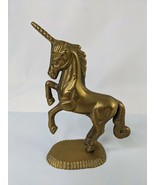 Brass Unicorn Figure 7 Inch Figurine - £11.46 GBP