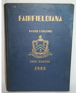 1943 FAIRFIELDIANA Roger Ludlowe High School YEARBOOK Fairfield Connecti... - $452.56 MXN