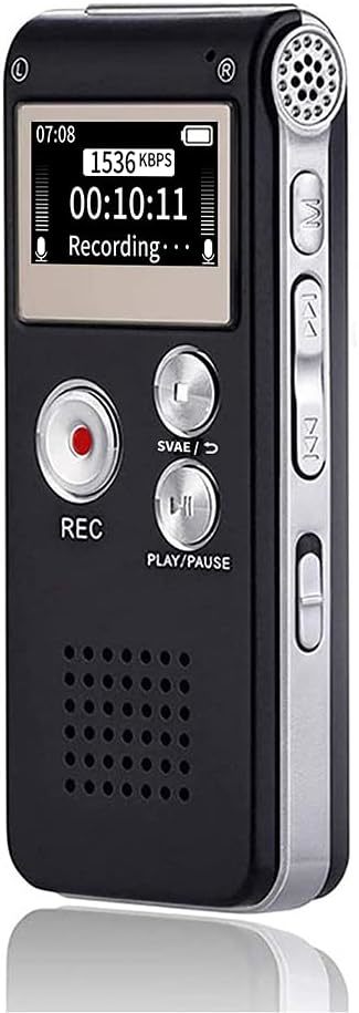 Usb Rechargeable Dictaphone Upgraded Small Tape Recorder Device - 16Gb D... - $35.94