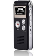 Usb Rechargeable Dictaphone Upgraded Small Tape Recorder Device - 16Gb D... - $39.98