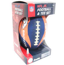 Franklin Denver Broncos NFL Jr Football &amp; Tee Set Orange and Blue Grip-R... - $18.80